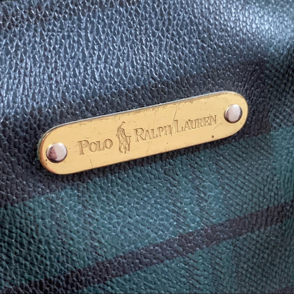 Vintage Polo Ralph Lauren Blackwatch Green Check Speedy Bag - Picture 8 of 14